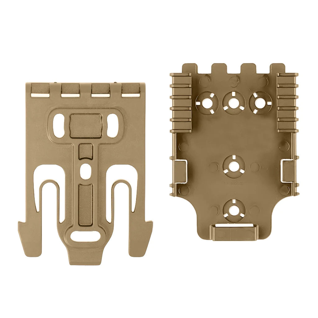 Safariland Quick Locking System Kit 1 - 1 x QLS 19 Locking Fork and 1 x QLS 22 Receiver Plate - QUICK-KIT1 - Tactical & Duty Gear